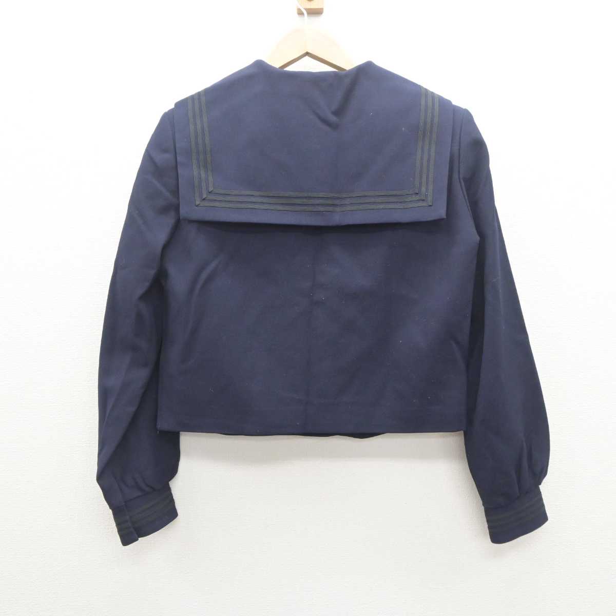 【中古】埼玉県 市立浦和高等学校 女子制服 3点 (セーラー服・スカート) sf062620