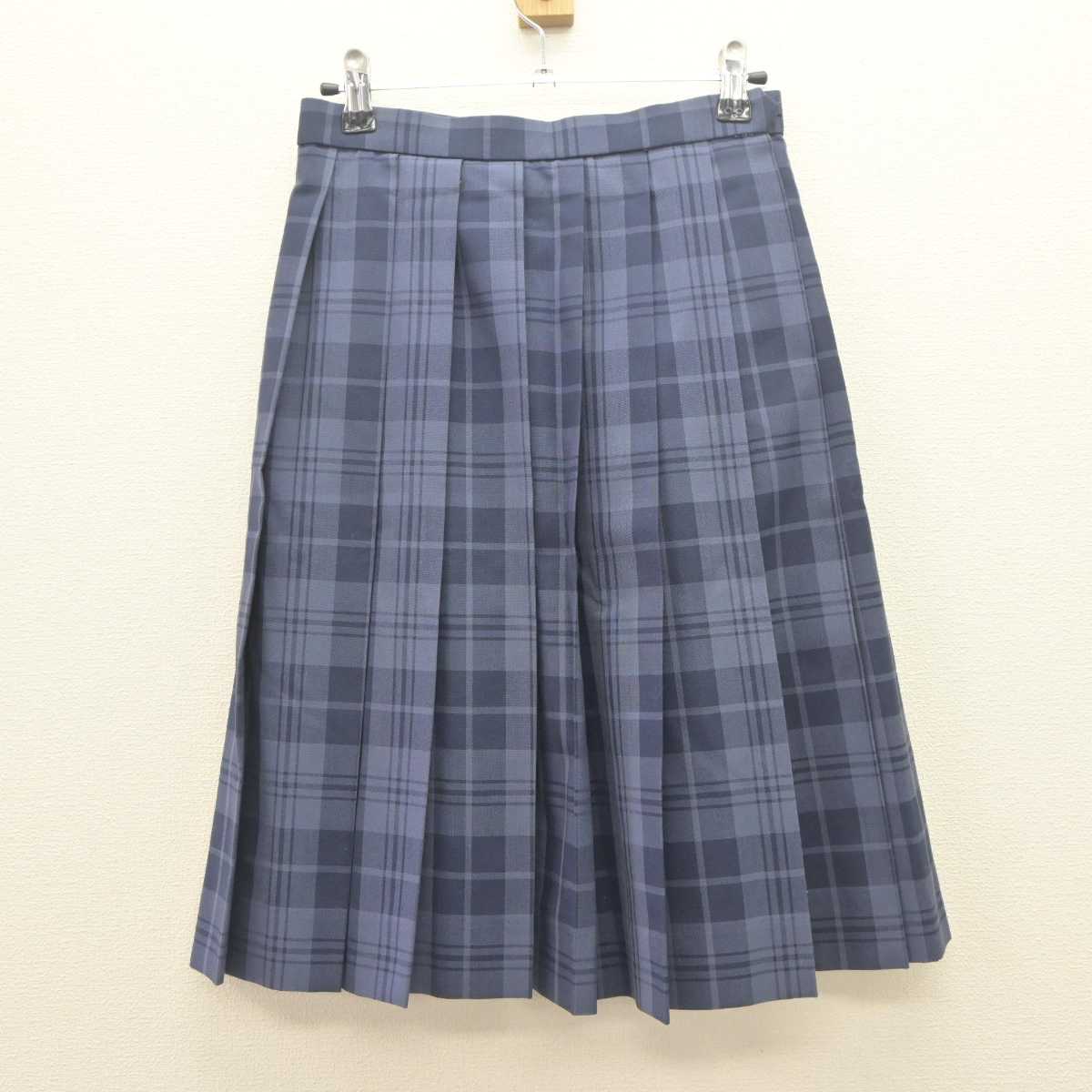 【中古】栃木県 白鴎大学足利高等学校 女子制服 2点 (ベスト・スカート) sf062622