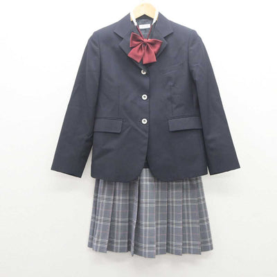 【中古】京都府 京都精華女子中学校 女子制服 3点 (ブレザー・スカート) sf062627