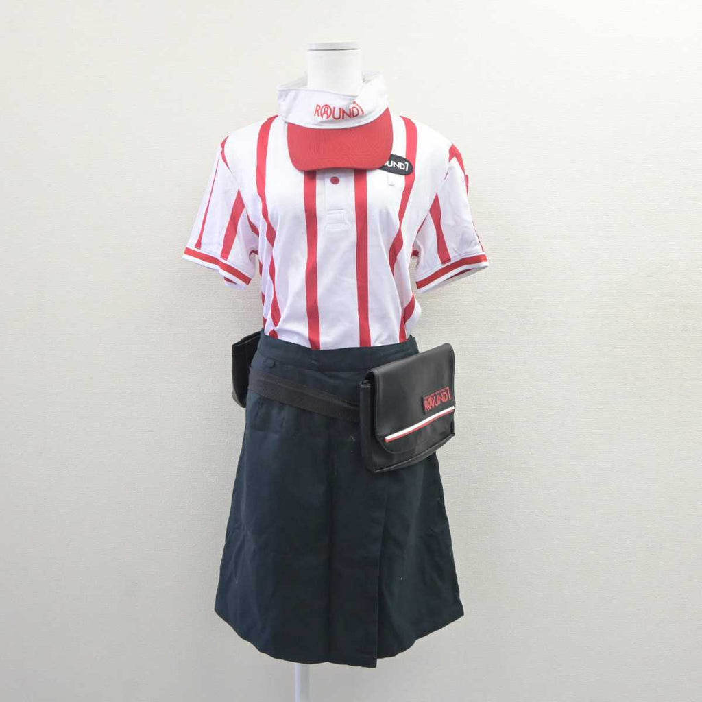 【中古】 ラウンドワン 女子制服 4点 (シャツ・スカート・その他アイテム) sf062639