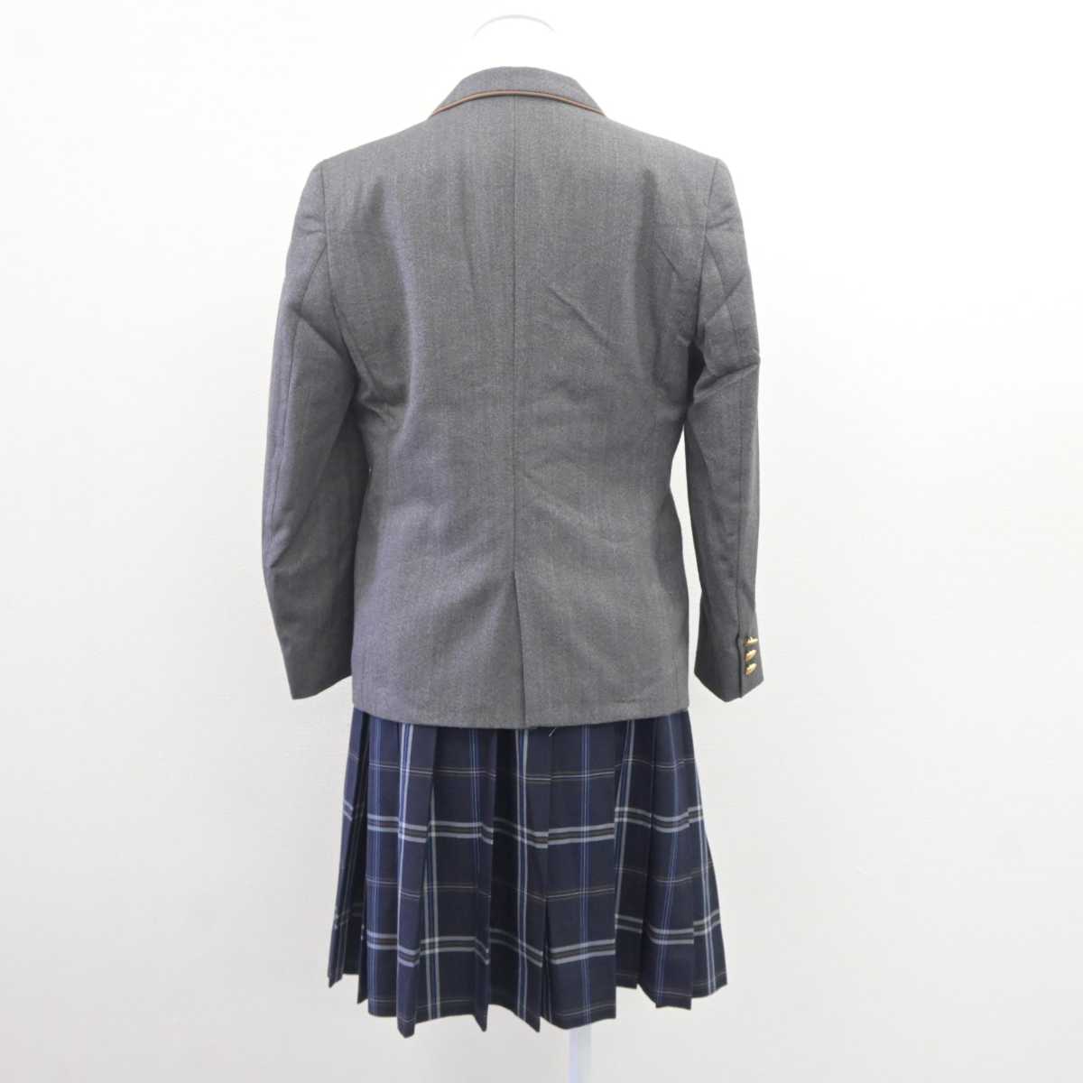 【中古】東京都 品川翔英高等学校 女子制服 5点 (ブレザー・シャツ・スカート) sf062643