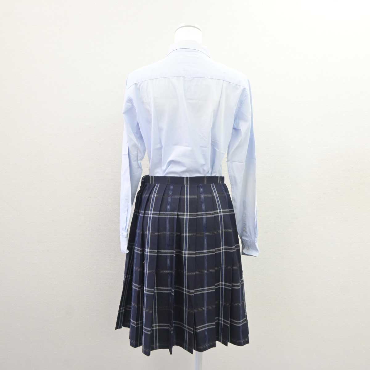 【中古】東京都 品川翔英高等学校 女子制服 5点 (ブレザー・シャツ・スカート) sf062643