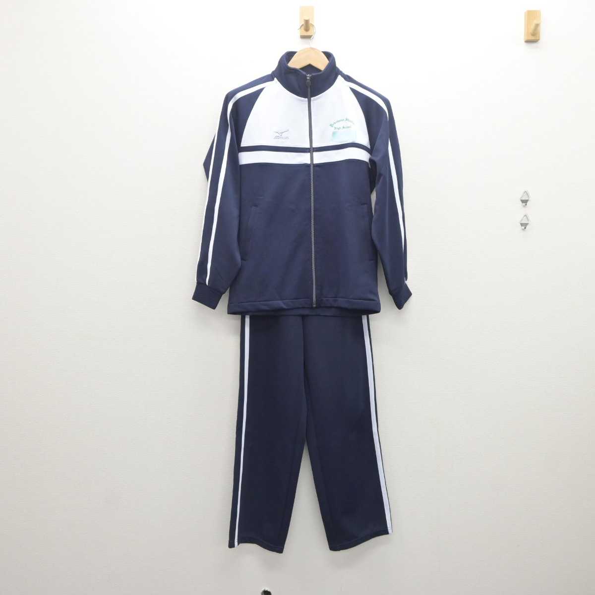 【中古】神奈川県 横浜商科大学高等学校 女子制服 2点 (ジャージ 上・ジャージ 下) sf062660