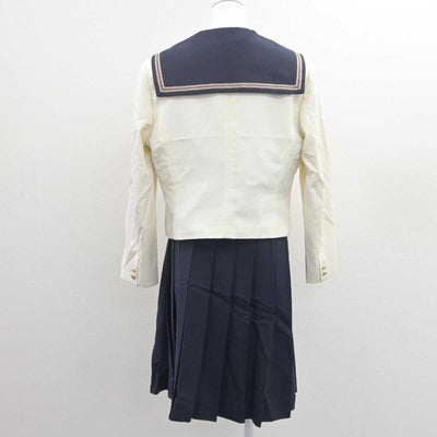 【中古】岡山県 岡山南高等学校 女子制服 3点 (ブレザー・セーラー服・スカート) sf062678