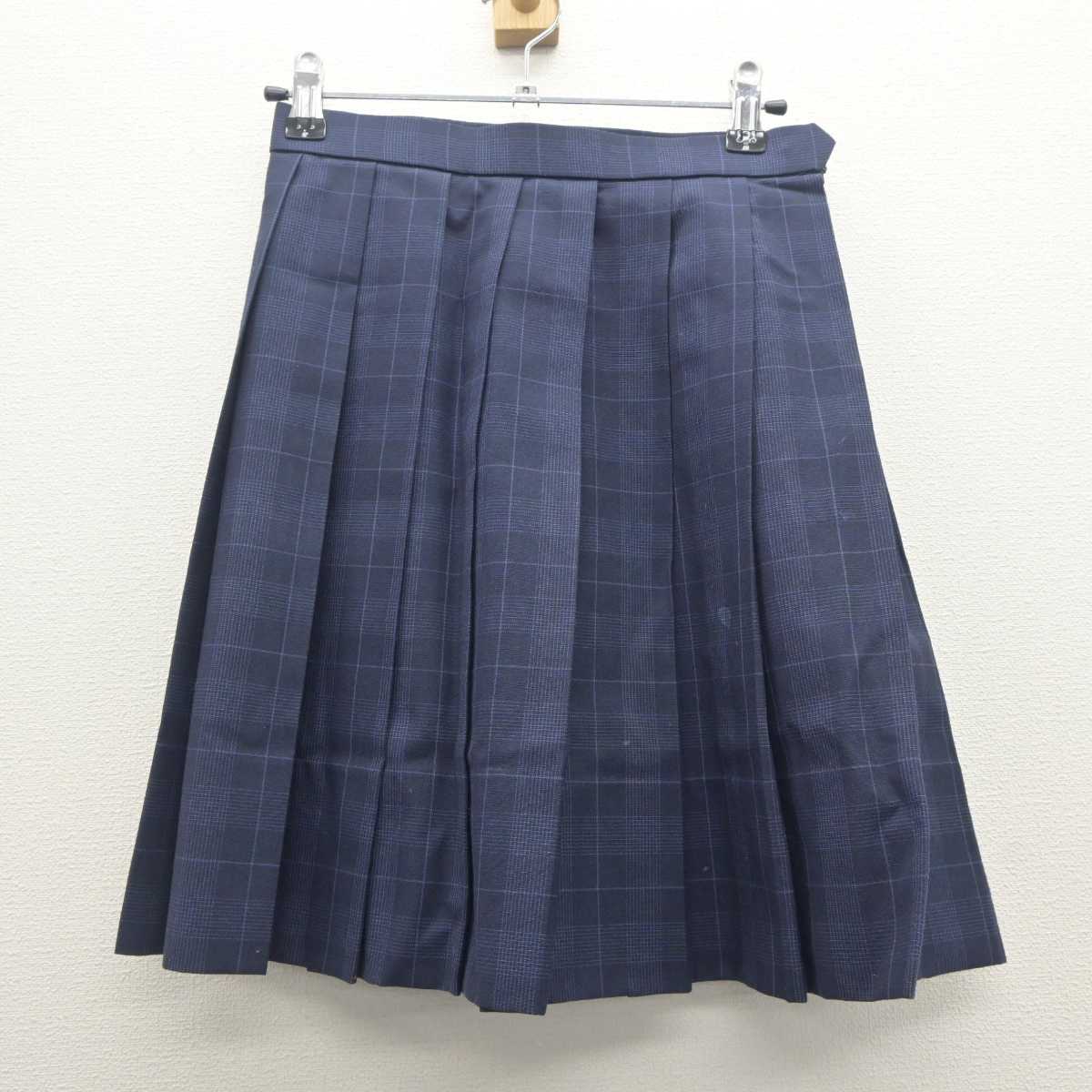 【中古】岡山県 岡山芳泉高等学校 女子制服 4点 (セーラー服・シャツ・スカート) sf062683