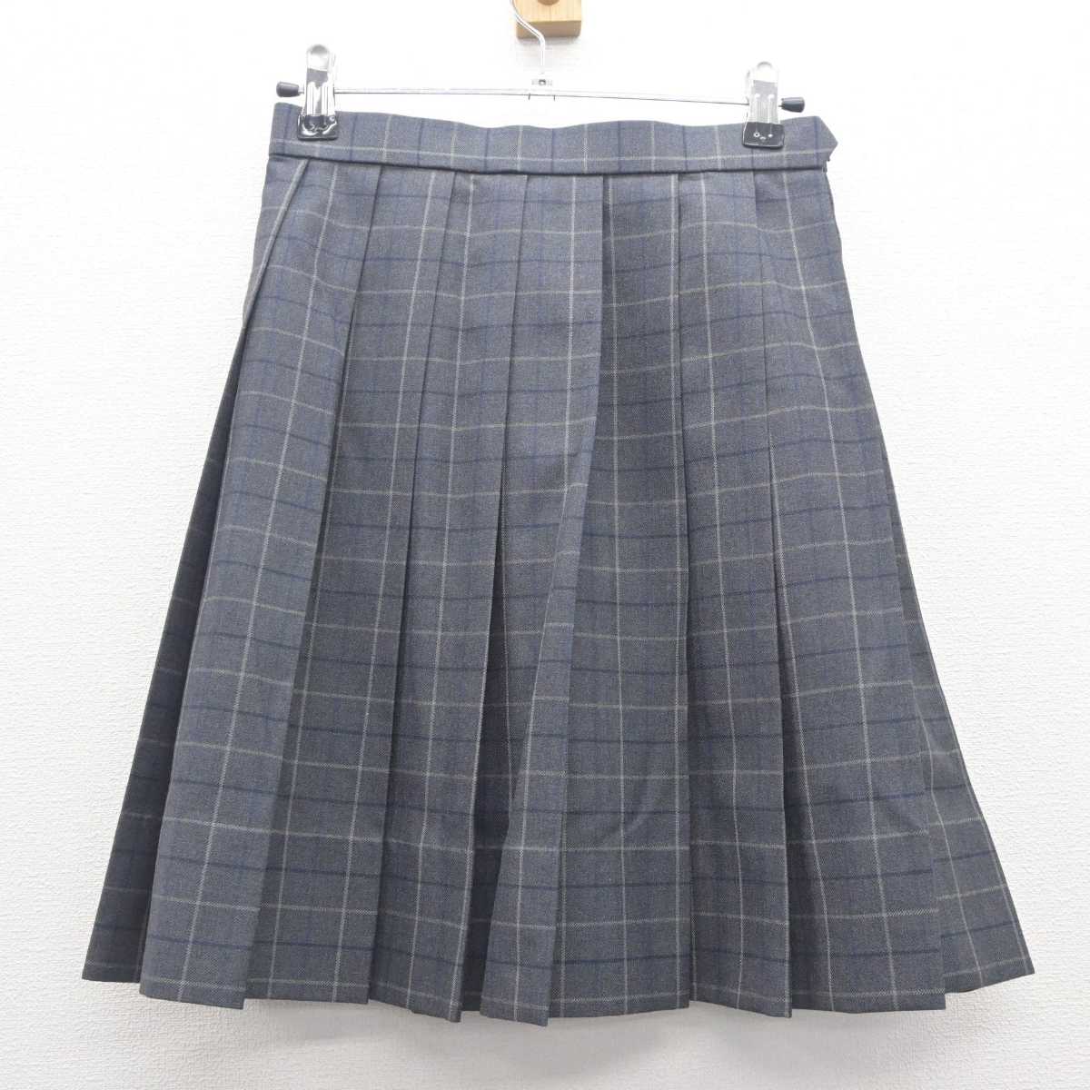 【中古】岡山県 岡山芳泉高等学校 女子制服 3点 (ニット・スカート) sf062684