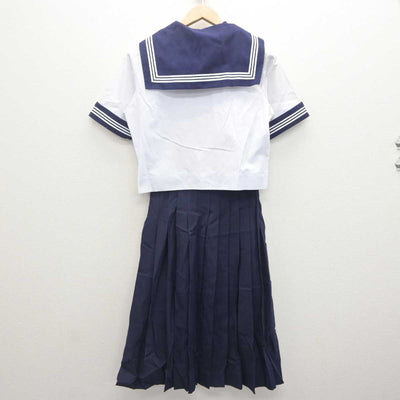 【中古】埼玉県 仲町中学校 女子制服 5点 (セーラー服・スカート) sf062695