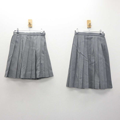 【中古】埼玉県 川口総合高等学校 女子制服 2点 (スカート・スカート) sf062697