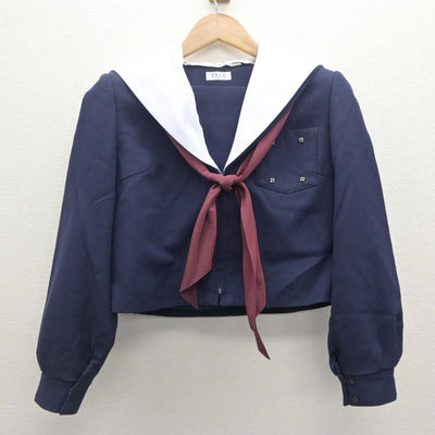 【中古】愛知県 名古屋市立大江中学校 女子制服 4点 (セーラー服・スカート) sf062699