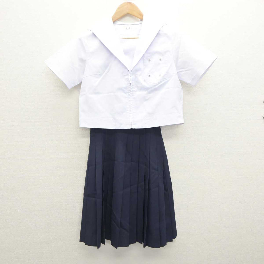 国内製造愛知県 蟹江中学校 女子制服 3点 sf001935 学生服