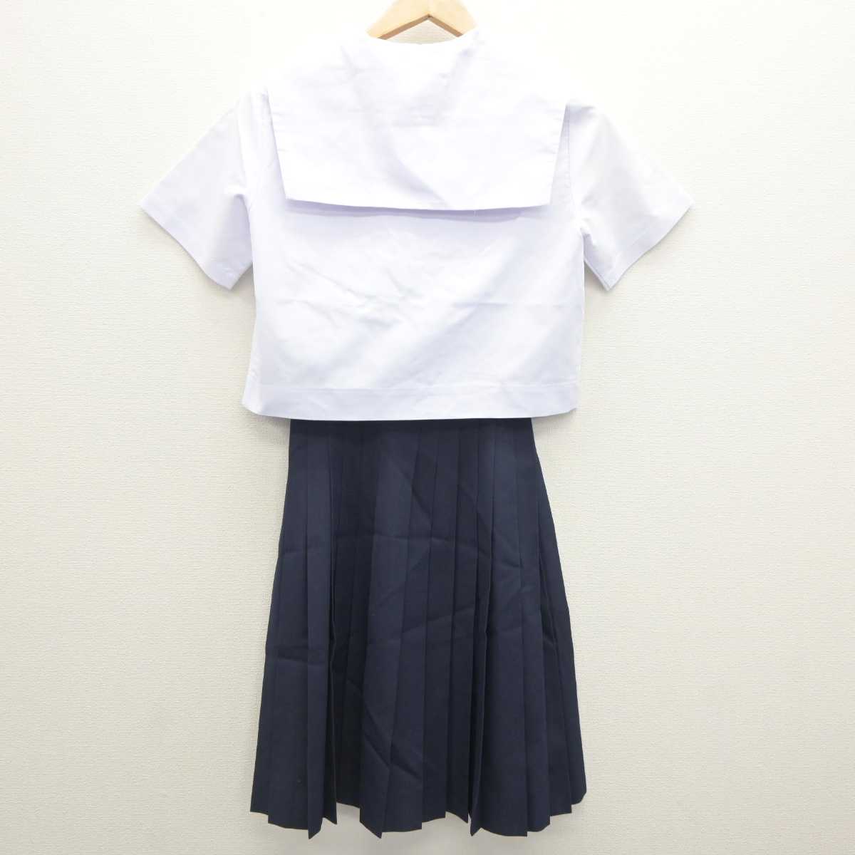 【中古】愛知県 名古屋市立大江中学校 女子制服 3点 (セーラー服・スカート) sf062700