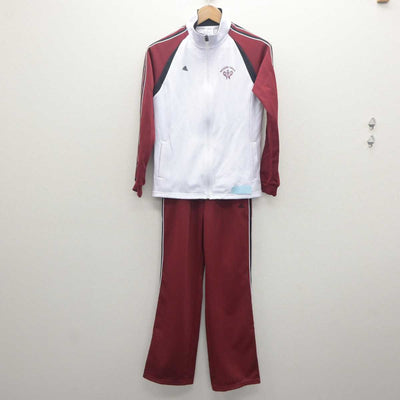 【中古】佐賀県 早稲田佐賀高等学校 女子制服 2点 (ジャージ 上・ジャージ 下) sf062710