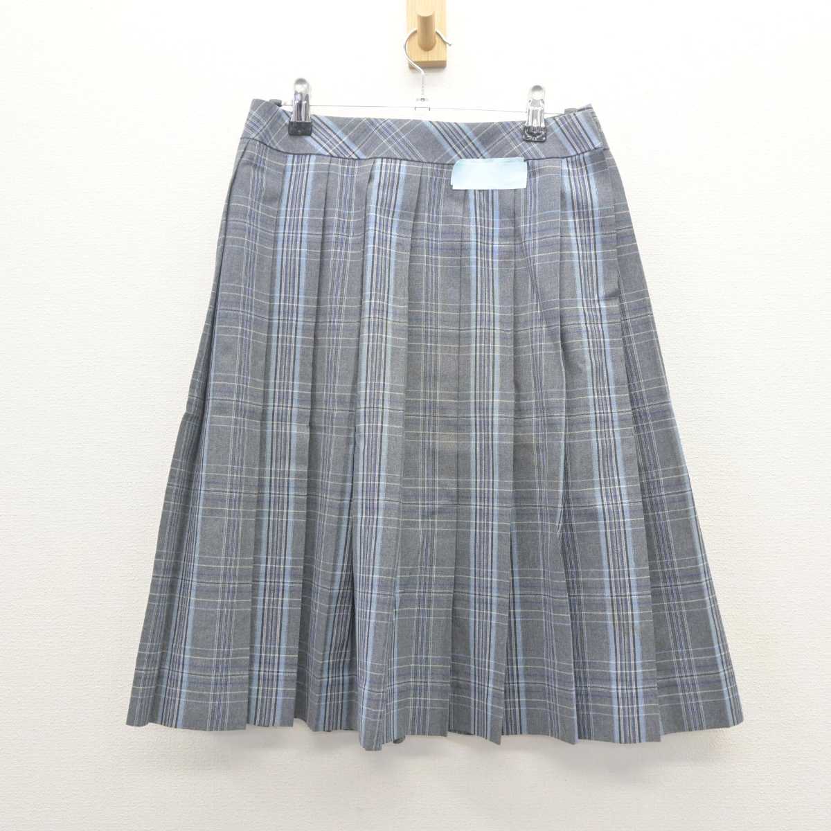 【中古】福岡県 筑紫台高等学校 女子制服 2点 (シャツ・スカート) sf062716