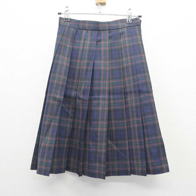 【中古】愛知県 安城学園高等学校 女子制服 3点 (ニット・ニットベスト・スカート) sf062726