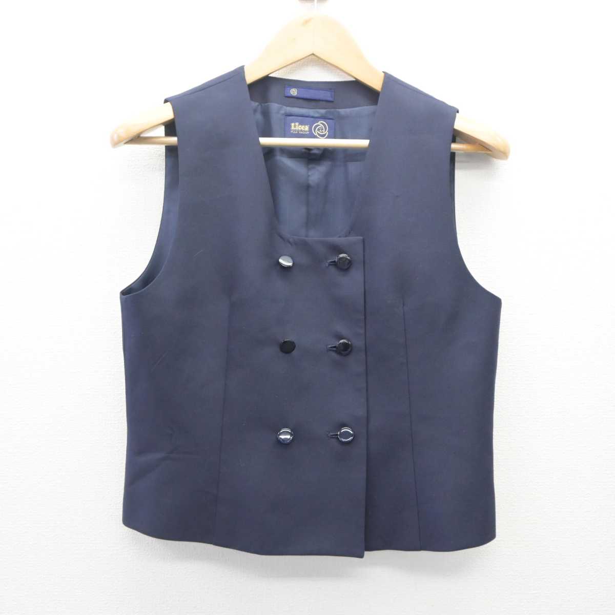 【中古】埼玉県 桶川中学校 女子制服 2点 (ベスト・スカート) sf062729