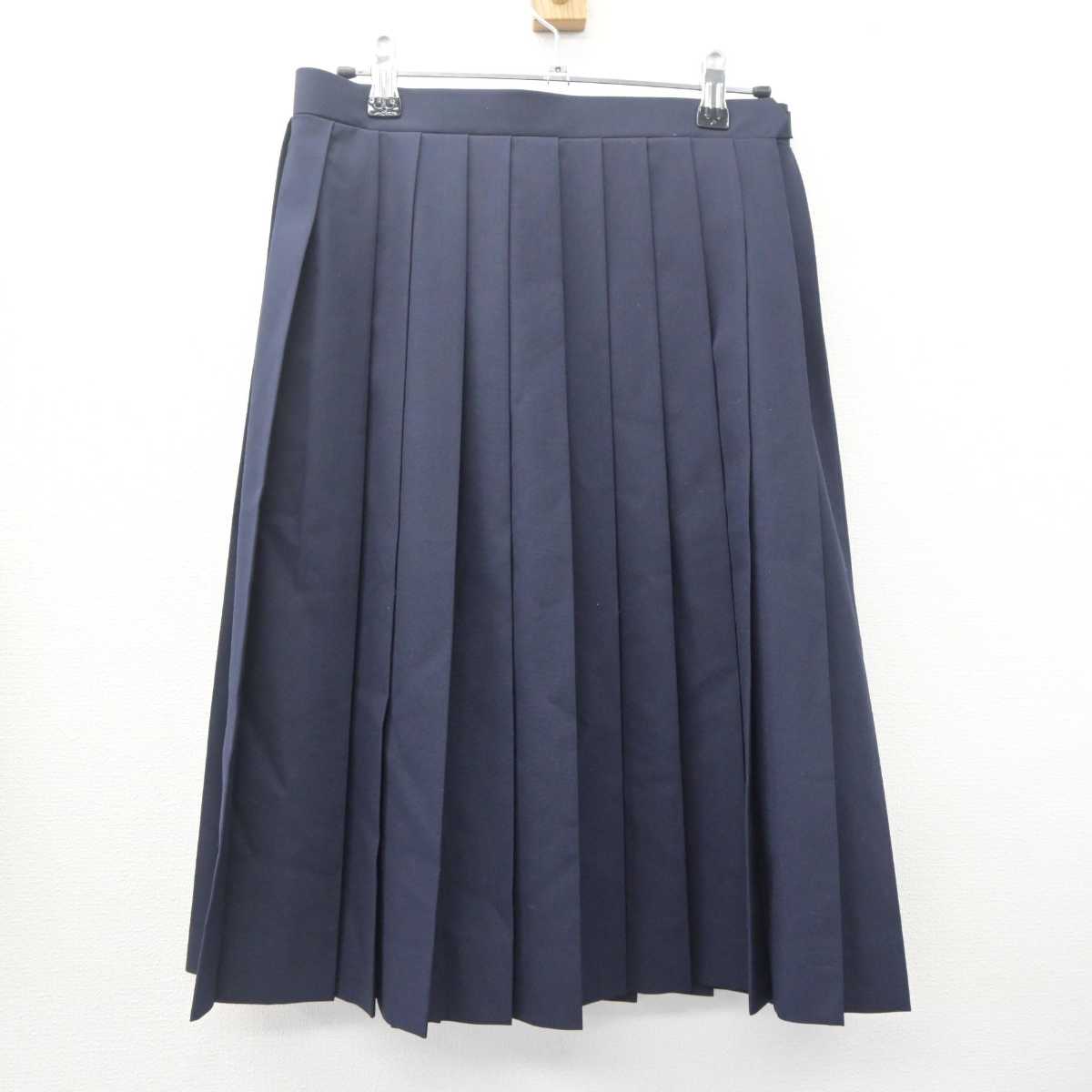 【中古】埼玉県 桶川中学校 女子制服 2点 (ベスト・スカート) sf062729