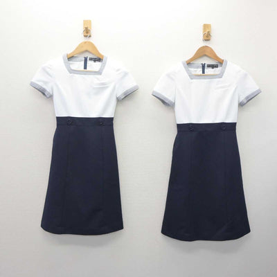 【中古】 大手総合商社受付 女子制服 2点 (ワンピース・ワンピース) sf062730