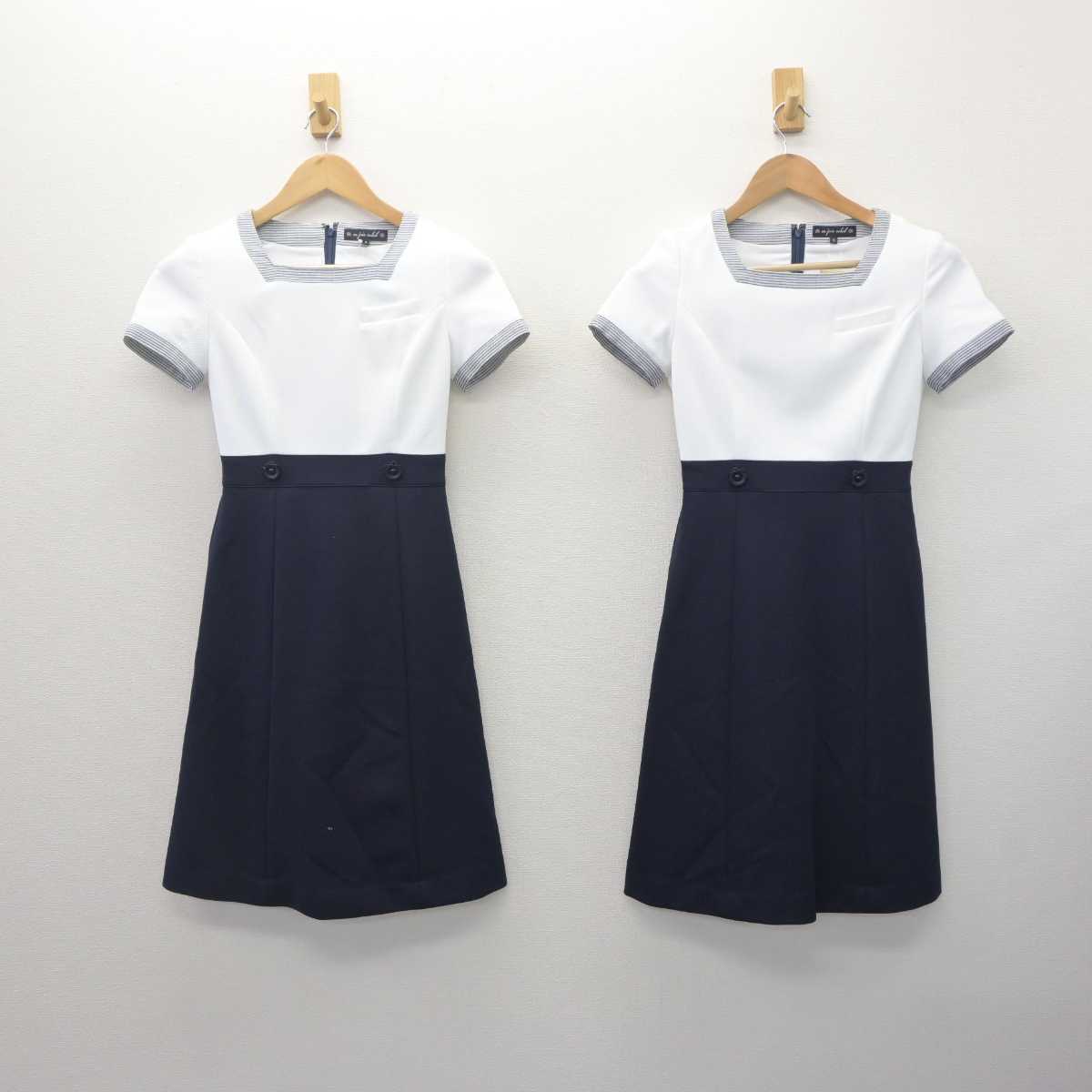 【中古】 大手総合商社受付 女子制服 2点 (ワンピース) sf062731