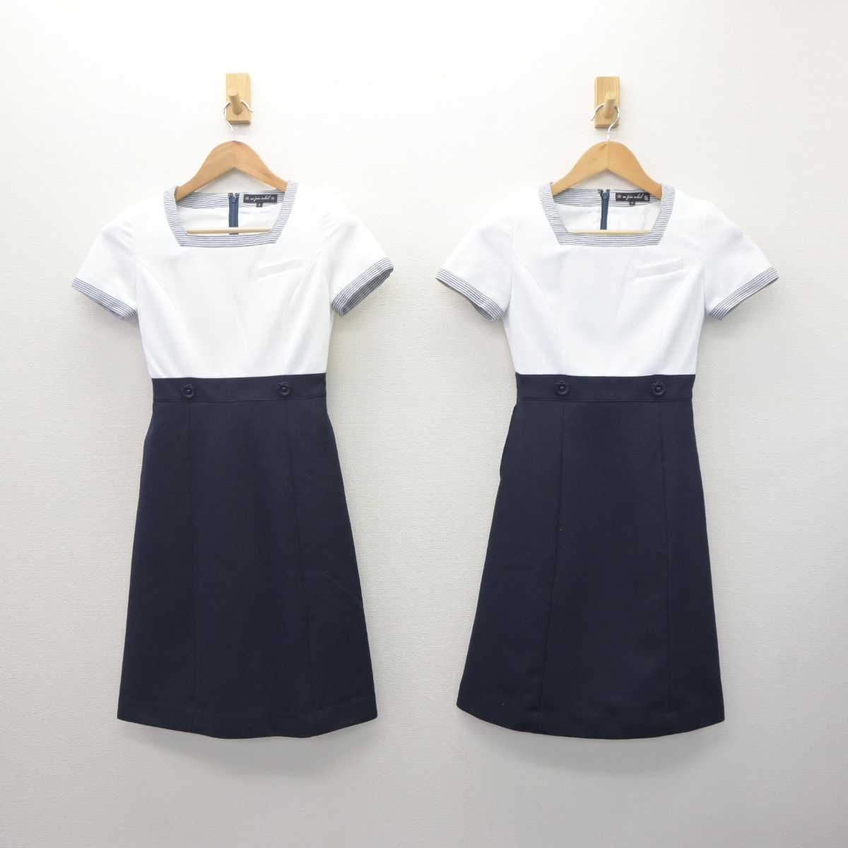 【中古】 大手総合商社受付 女子制服 2点 (ワンピース) sf062732