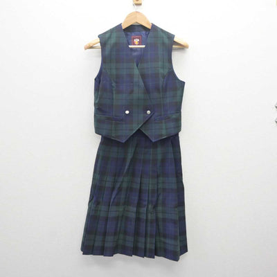 【中古】北海道 北海道ニセコ高等学校 女子制服 4点 (ブレザー・ベスト・スカート) sf062735