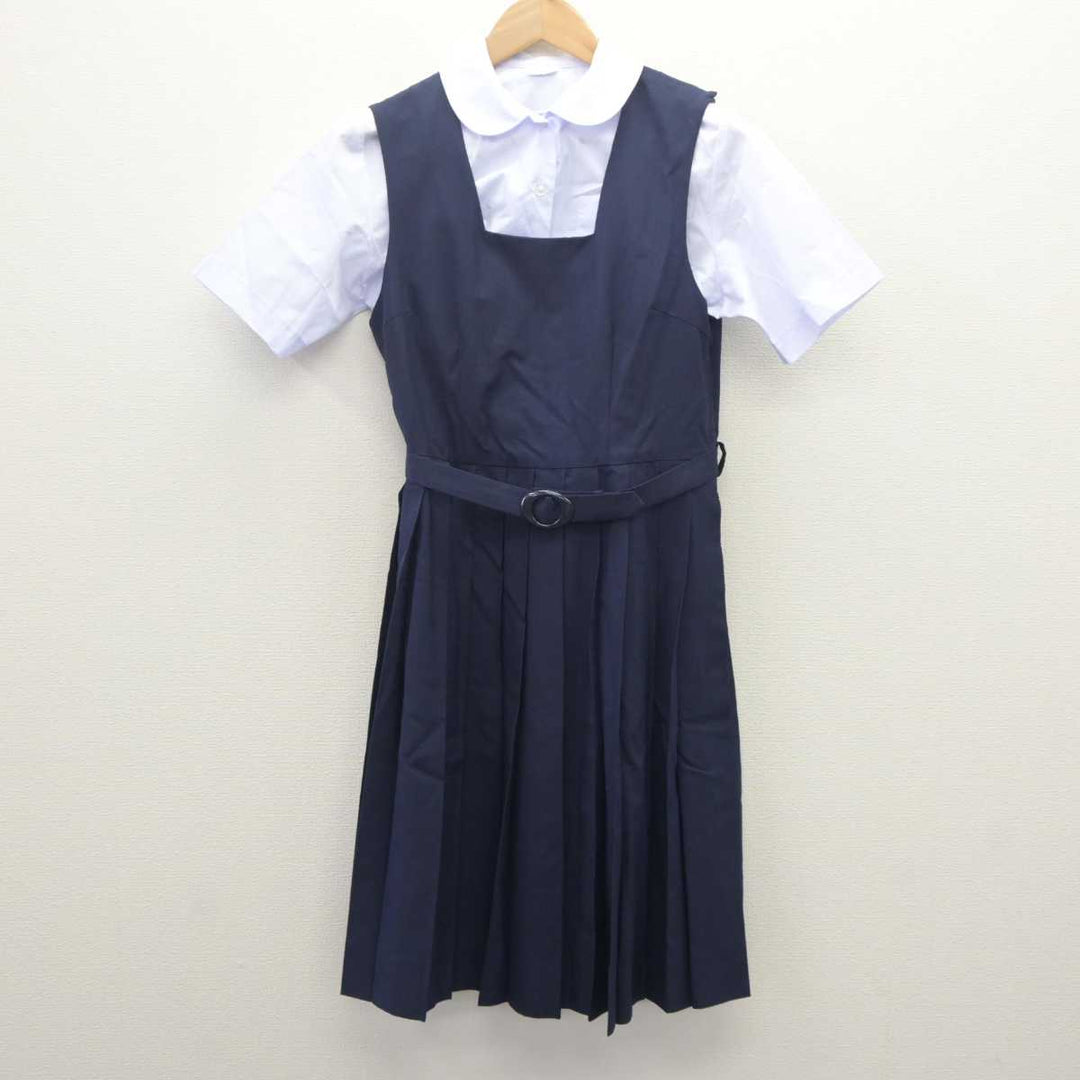 【中古】神奈川県 川崎市立日吉中学校 女子制服 2点 (シャツ・ジャンパースカート) sf062738 | 中古制服通販パレイド