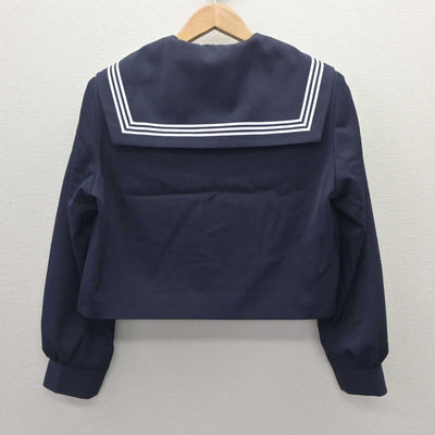 【中古】岐阜県 日新中学校 女子制服 3点 (セーラー服・スカート) sf062747