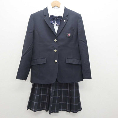 【中古】東京都  日本大学豊山女子高等学校 女子制服 6点 (ブレザー・シャツ・スカート) sf062778