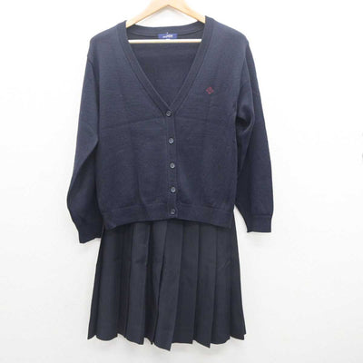 【中古】東京都 日本大学豊山女子高等学校 女子制服 2点 (ニット・スカート) sf062785