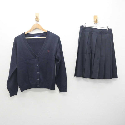 【中古】東京都 日本大学豊山女子高等学校 女子制服 2点 (ニット・スカート) sf062785