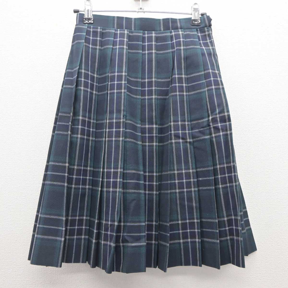 【中古】東京都 文京学院大学女子高等学校 女子制服 3点 (ニットベスト・スカート) sf062789