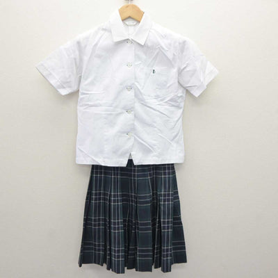 【中古】東京都 文京学院大学女子高等学校 女子制服 2点 (シャツ・スカート) sf062790