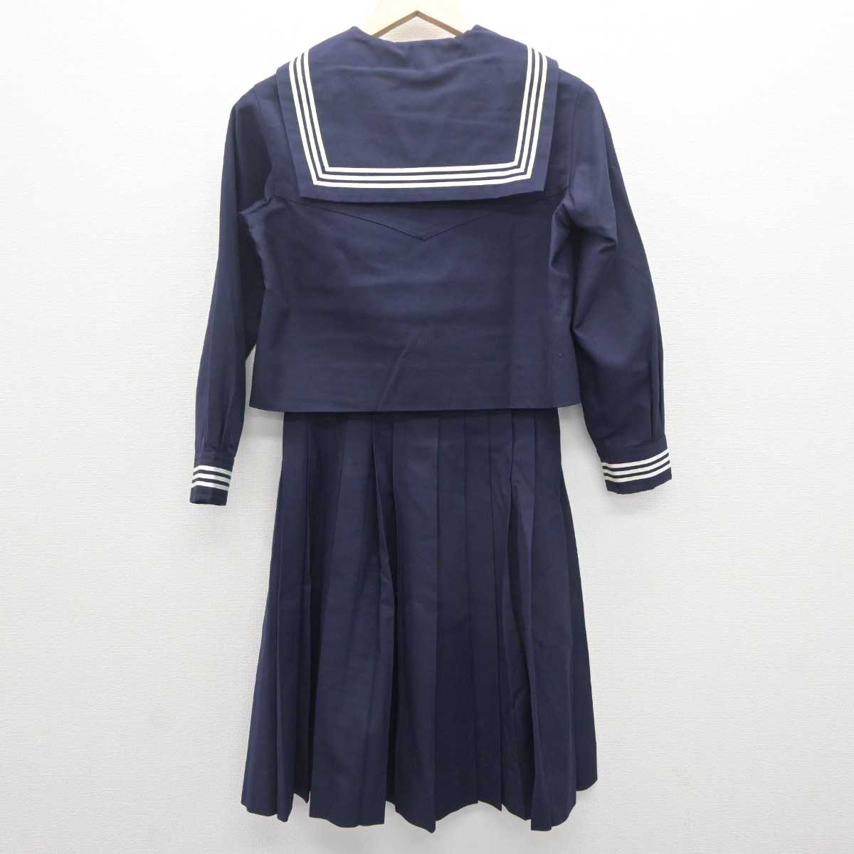 【中古】東京都 大妻中学高等学校 女子制服 4点 (セーラー服・スカート) sf062791