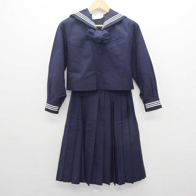 【中古】東京都 大妻中学高等学校 女子制服 4点 (セーラー服・スカート) sf062793