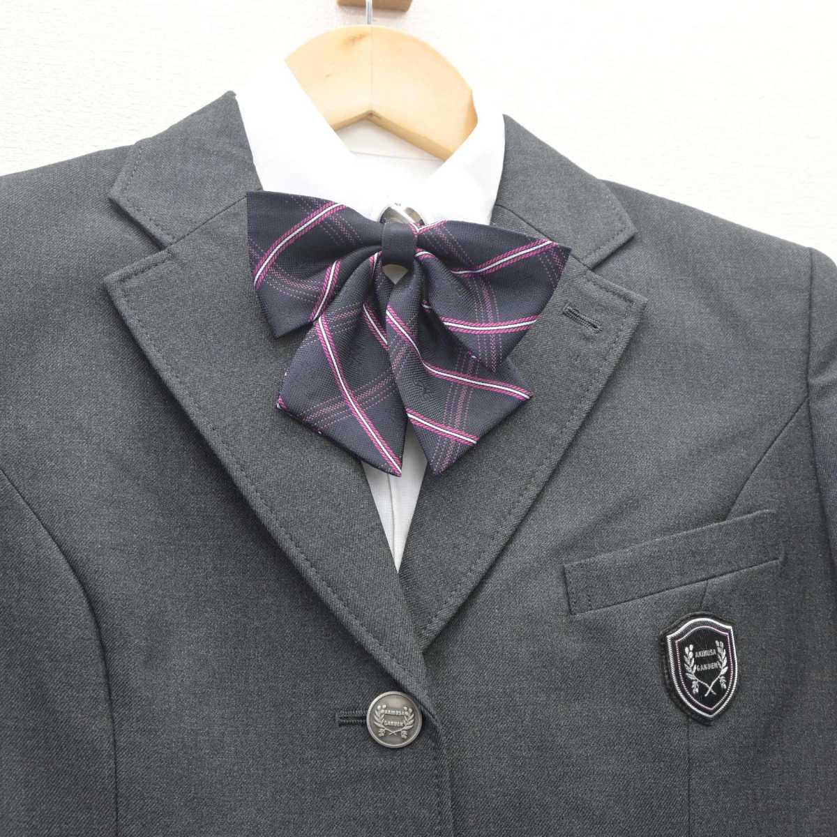 【中古】埼玉県 秋草学園高等学校 女子制服 4点 (ブレザー・シャツ・スカート) sf062809