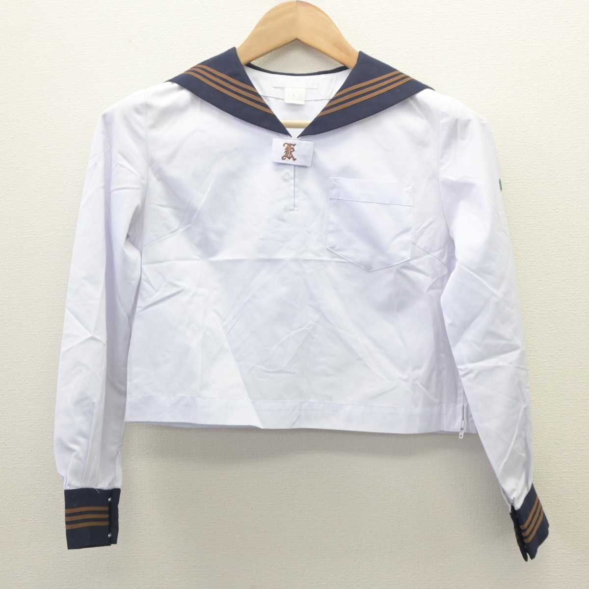 【中古】東京都 関東国際高等学校 女子制服 2点 (セーラー服) sf062817