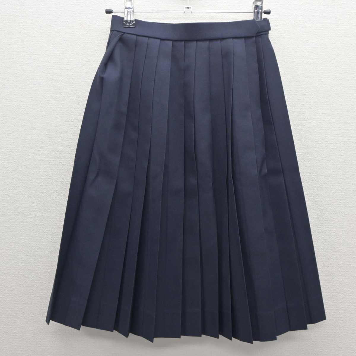 【中古】兵庫県 飾磨中部中学校 女子制服 2点 (セーラー服・スカート) sf062833