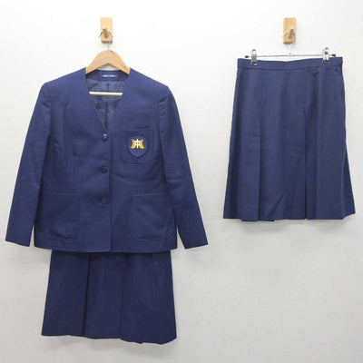 【中古】神奈川県 菅生中学校 女子制服 3点 (ブレザー・スカート・スカート) sf062835