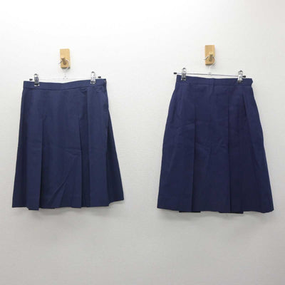 【中古】神奈川県 菅生中学校 女子制服 3点 (ブレザー・スカート・スカート) sf062835