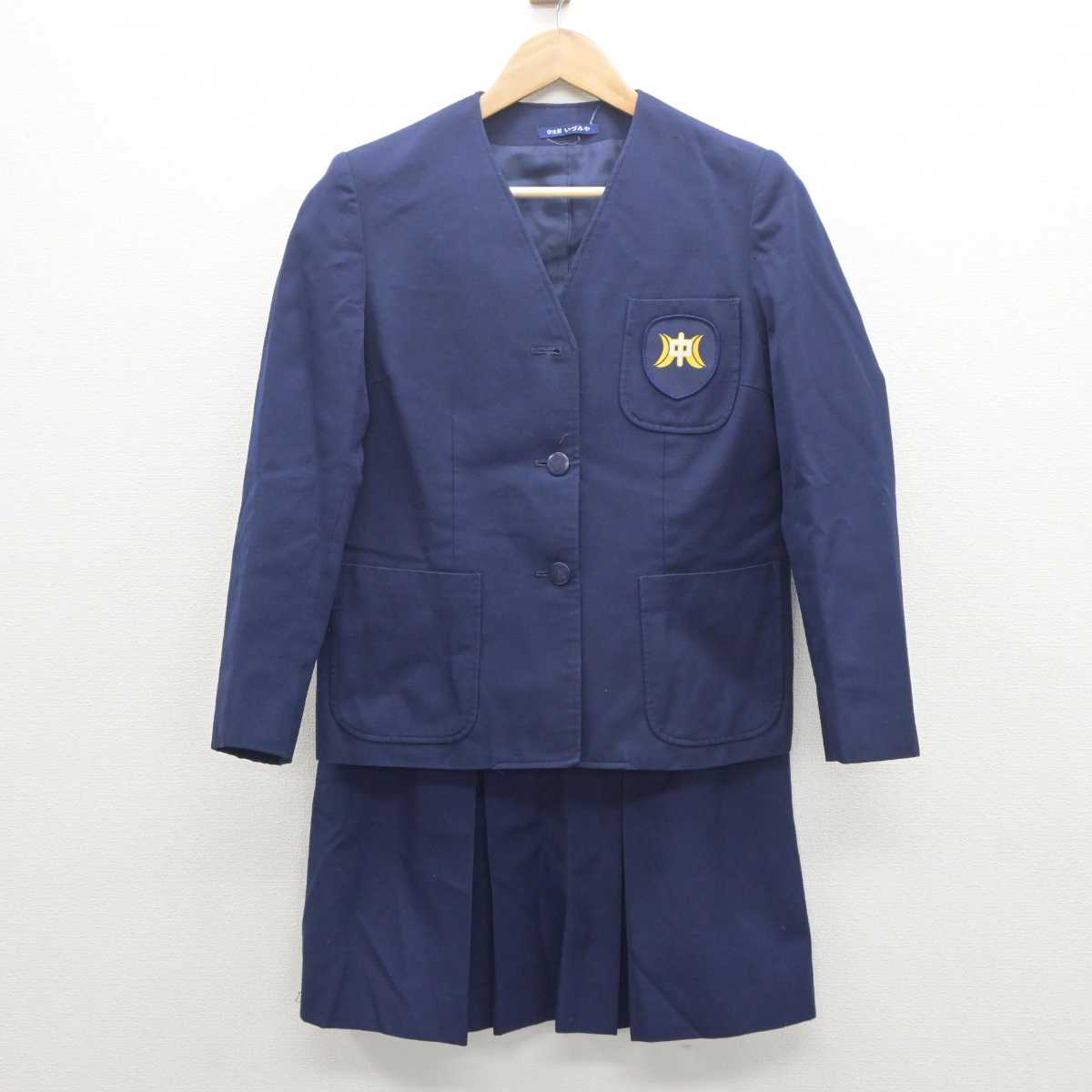 【中古】神奈川県 菅生中学校 女子制服 2点 (ブレザー・スカート) sf062836