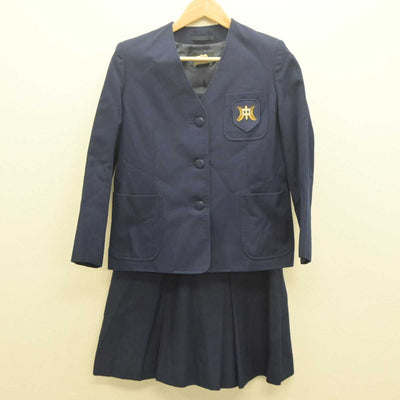 【中古】神奈川県 菅生中学校 女子制服 2点 (ブレザー・スカート) sf062837