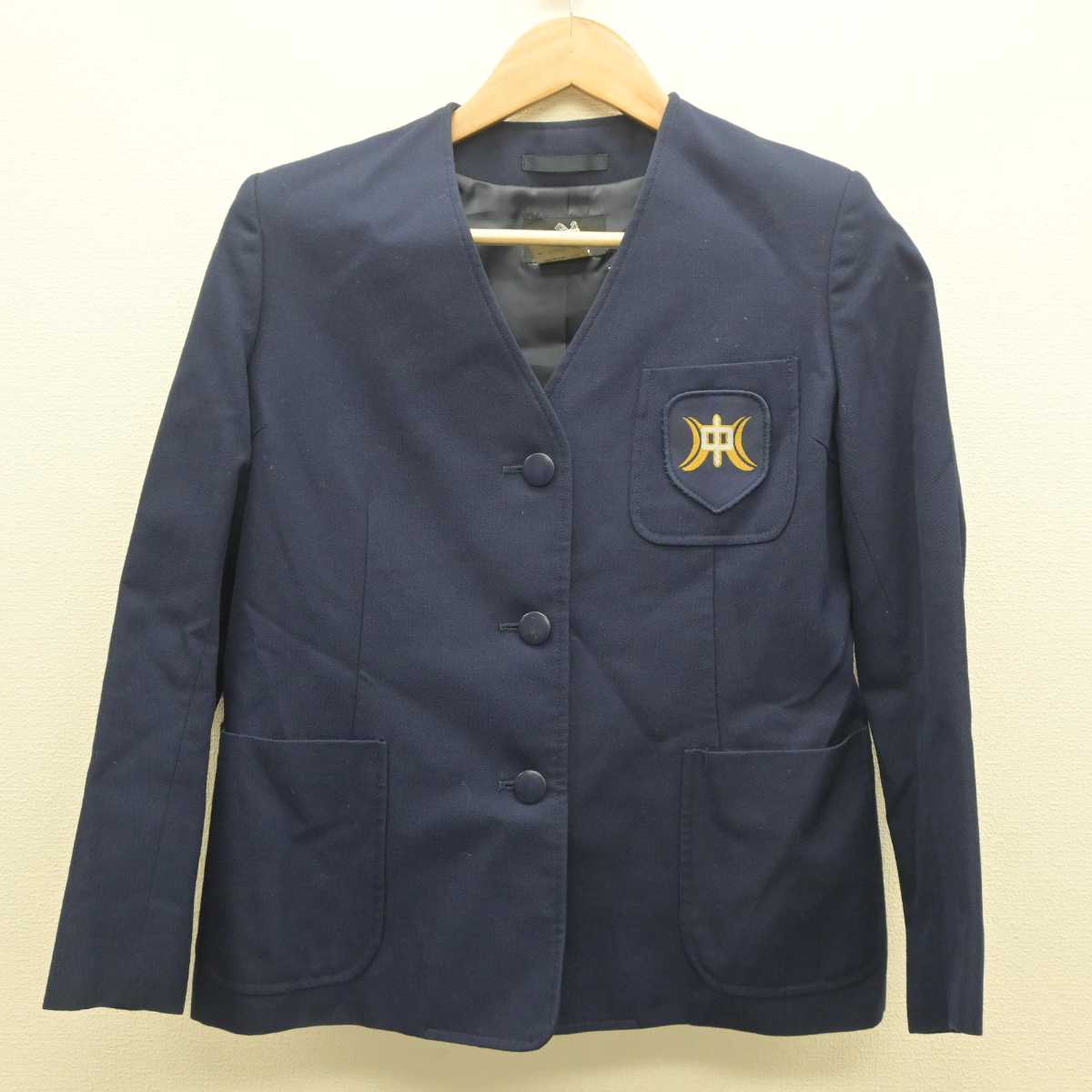 【中古】神奈川県 菅生中学校 女子制服 2点 (ブレザー・スカート) sf062837