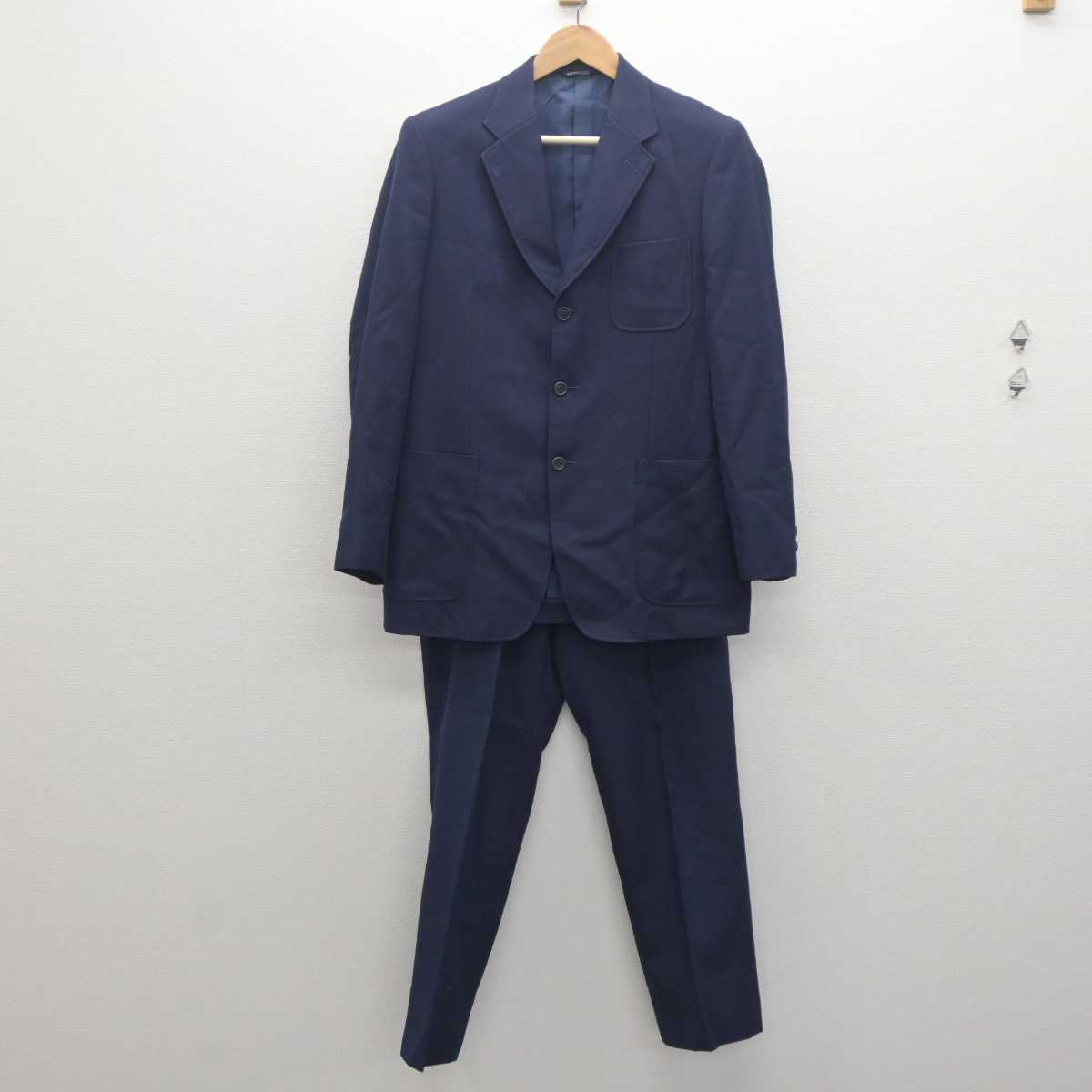 【中古】神奈川県 川崎中央支援学校 男子制服 2点 (ブレザー・ズボン) sf062840