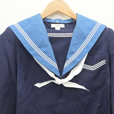 【中古】大阪府 清水谷高等学校 女子制服 3点 (セーラー服・スカート) sf062841