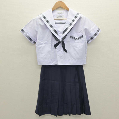 【中古】大阪府 清水谷高等学校 女子制服 3点 (セーラー服・スカート) sf062843