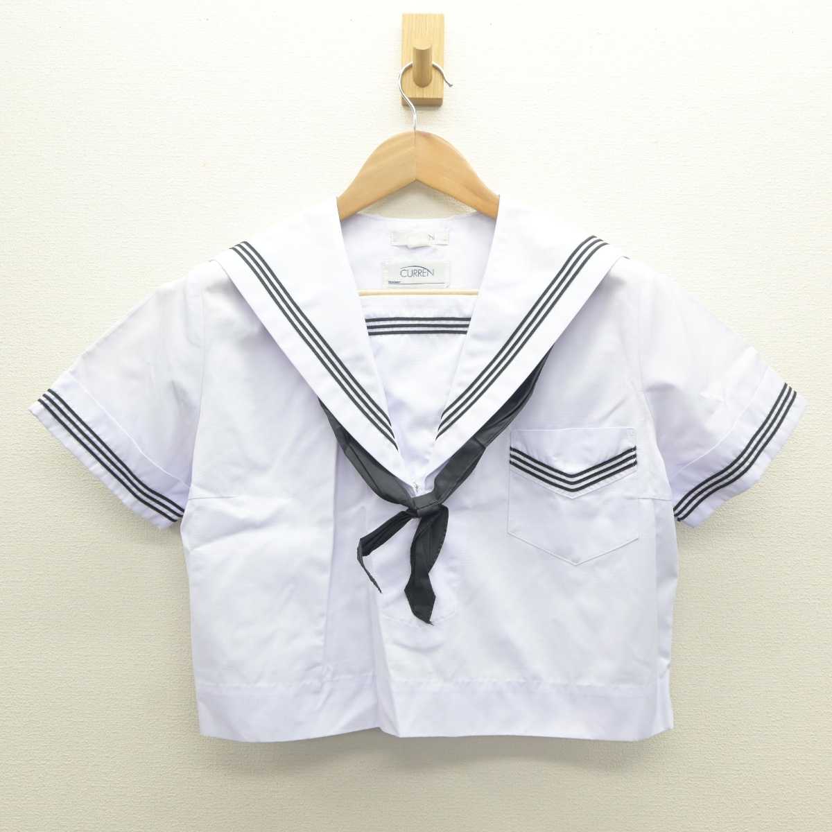 【中古】大阪府 清水谷高等学校 女子制服 3点 (セーラー服・スカート) sf062843