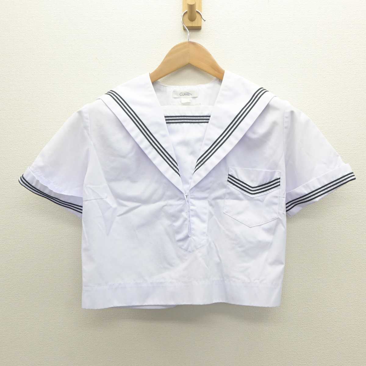 【中古】大阪府 清水谷高等学校 女子制服 3点 (セーラー服) sf062844