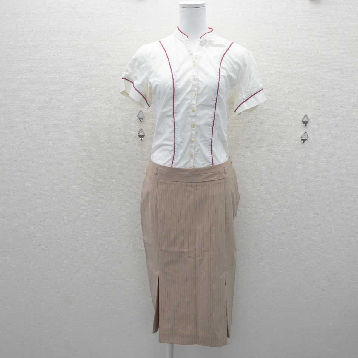 【中古】 エミレーツ航空 女子制服 5点 (ジャケット・ニット・シャツ・スカート) sf062851