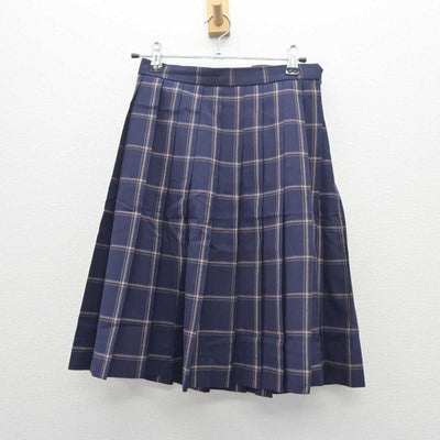 【中古】栃木県 作新学院高等学校 女子制服 3点 (ニットベスト・シャツ・スカート) sf062862