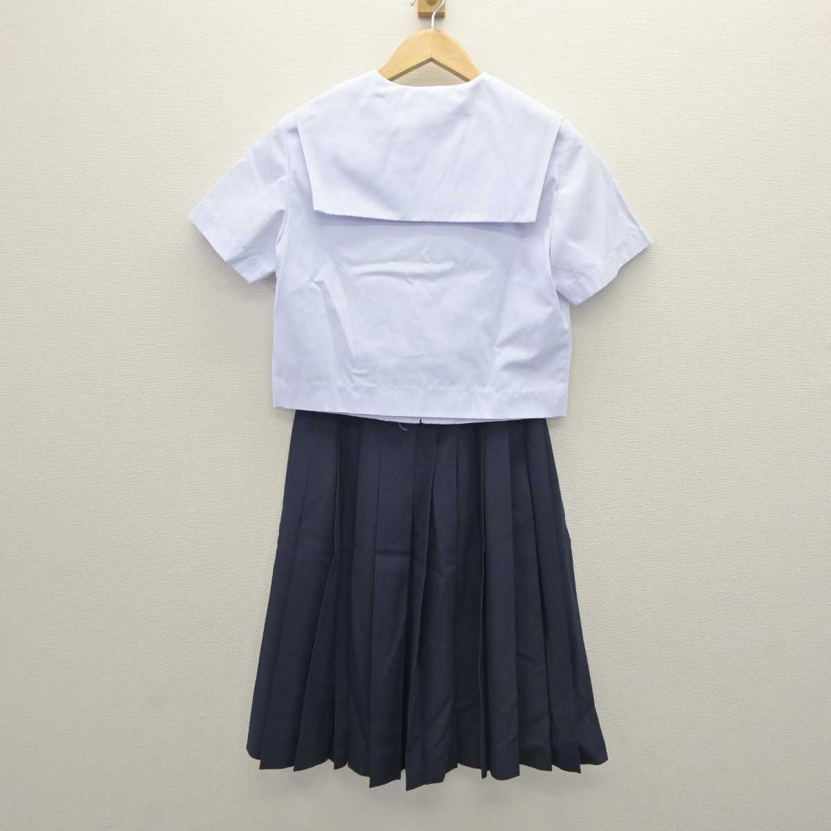 【中古】愛知県 名古屋市立北中学校 女子制服 3点 (セーラー服・スカート) sf062891