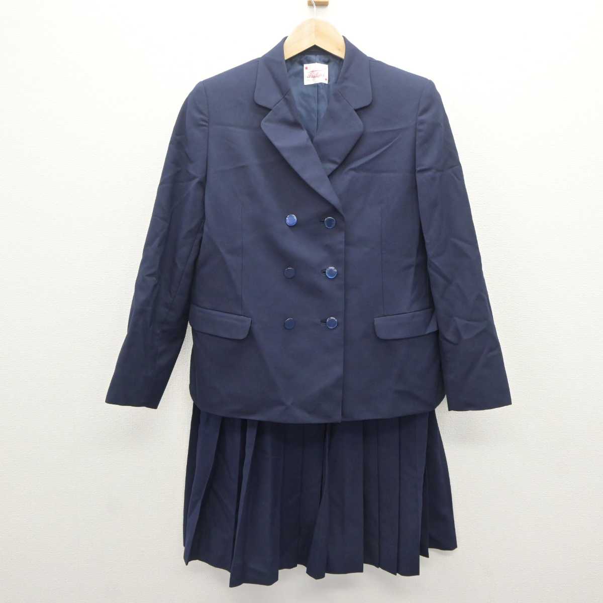 【中古】埼玉県 大宮北中学校 女子制服 3点 (ブレザー・ベスト・スカート) sf062892